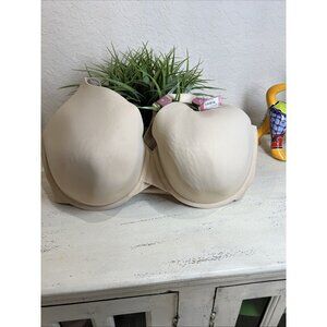NWT Lane Bryant Cacique Modern Collection Beige Size 48D Women's Bra